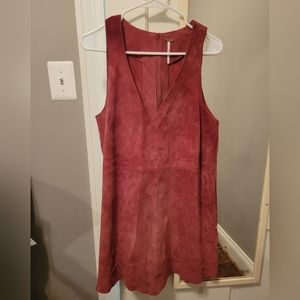 Free people suede dress